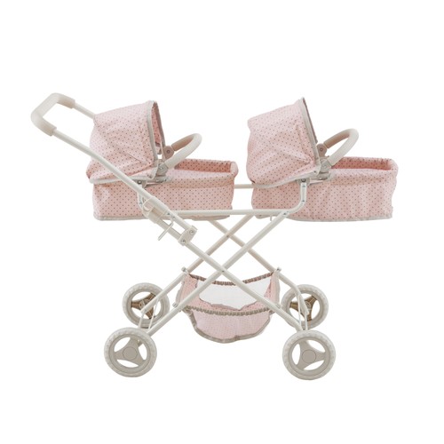 Doll twin pram 1 - pram, bassinet