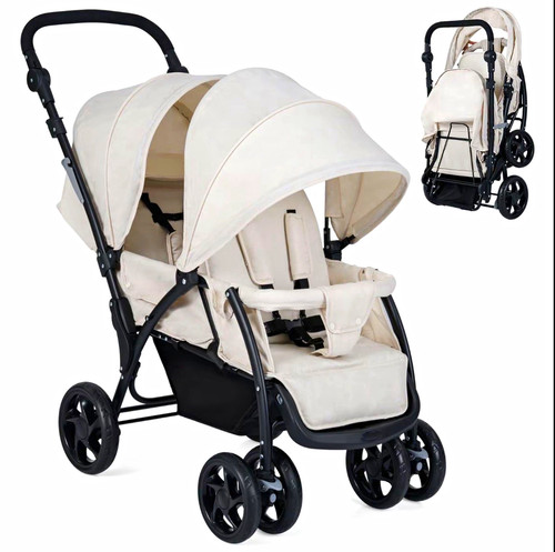 Double baby stroller twin - double,
