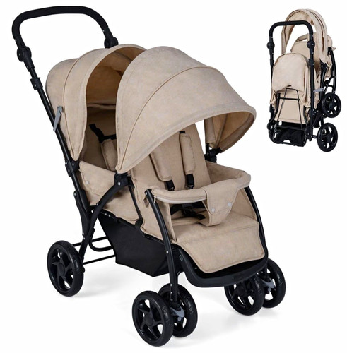Double baby stroller twin - double,