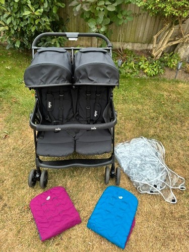 Double twin buggy pushchair - buggy,