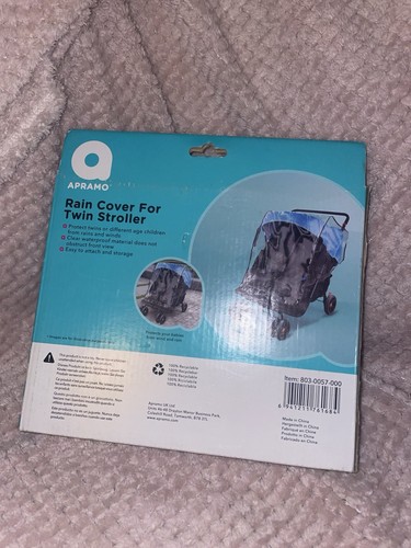 Apramo twin stroller rain - apramo,