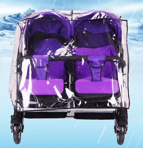 Twin stroller rain cover - rain,