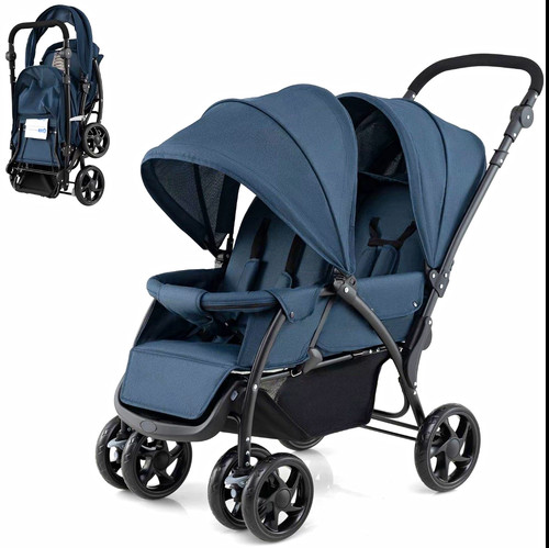 Double baby stroller twin - double,