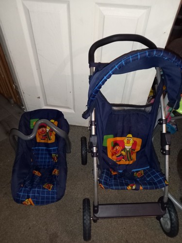 Navy blue sesame street - navy,