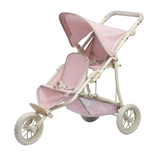 Doll twin pram double - pram,