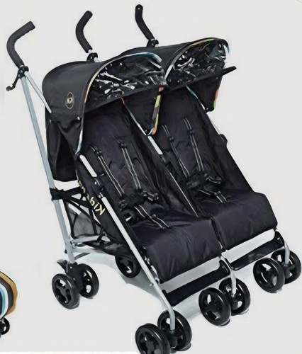 Double stroller pram - double, twin